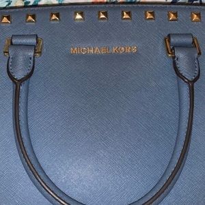 Blue Stud Michael Kors Bag